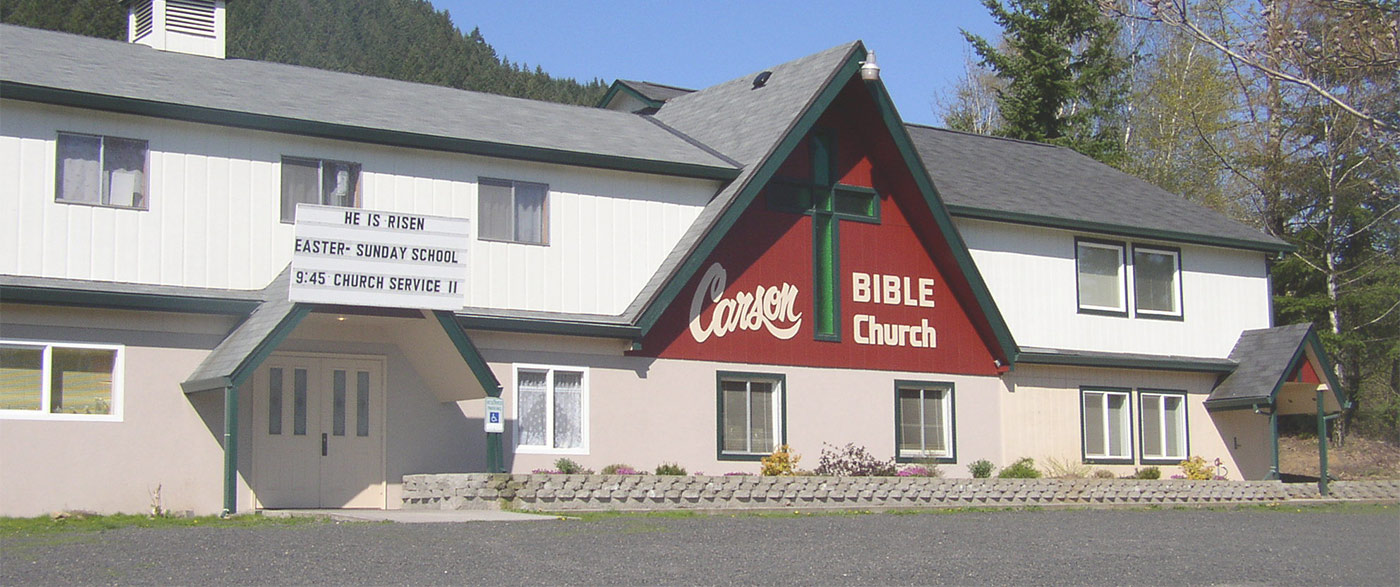 The front of Carson Bible Church