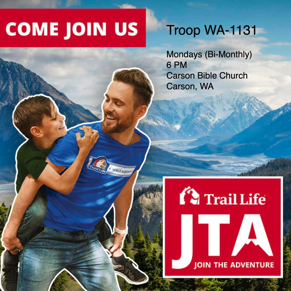 Trail Life recruitment poster